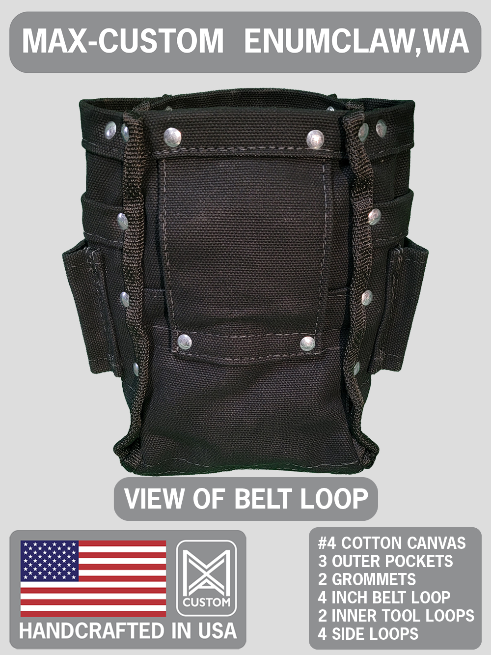 Max-Custom Bolt bag/Tool bag "Logo"