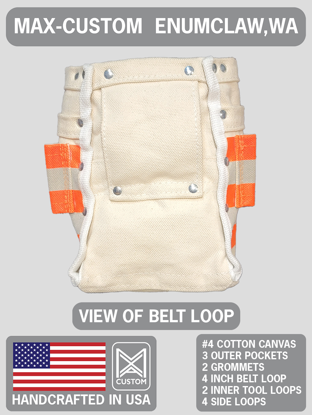 Max-Custom Bolt bag/Tool bag "Hi-Viz"