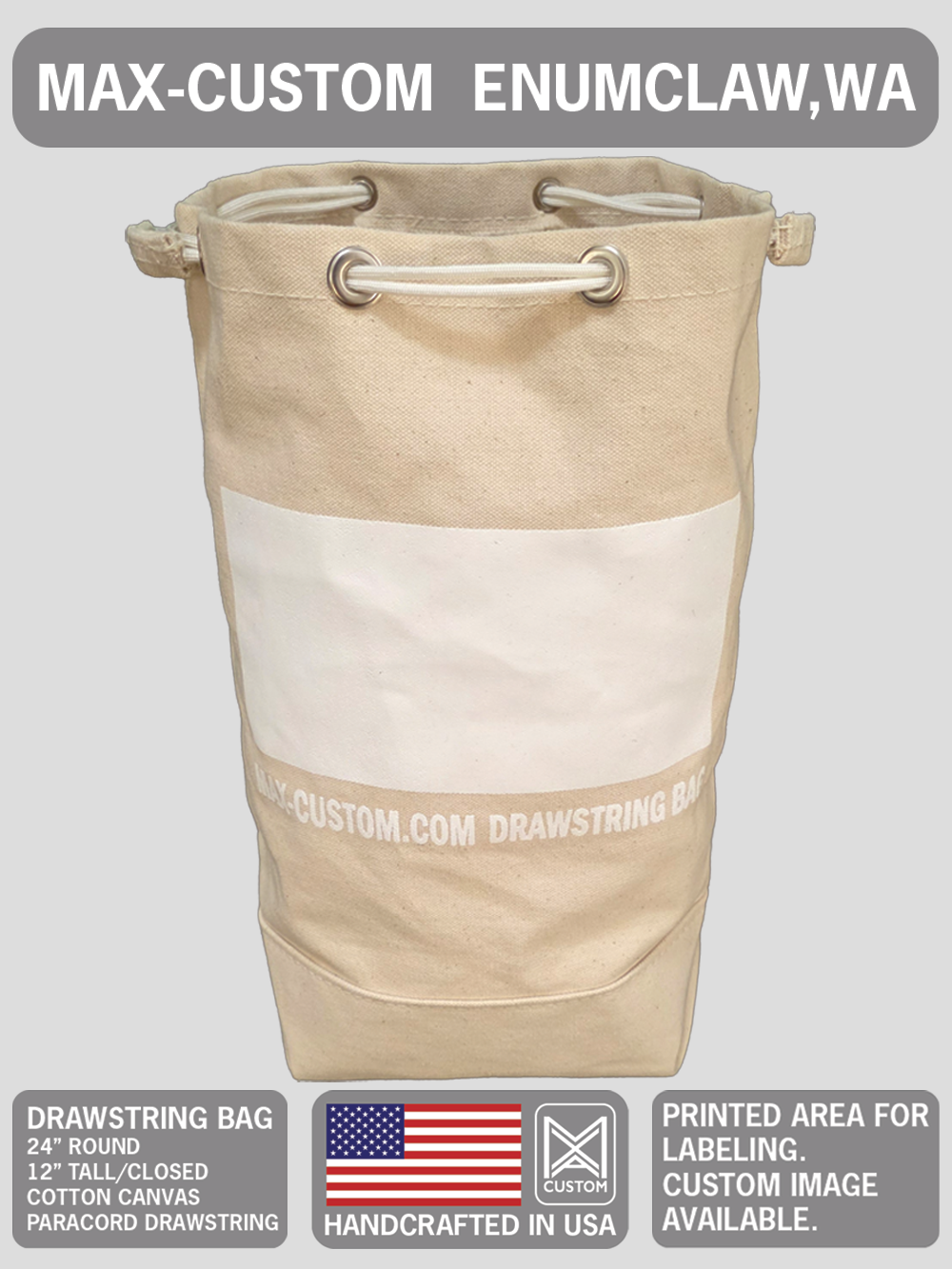 Max-custom Drawstring bag