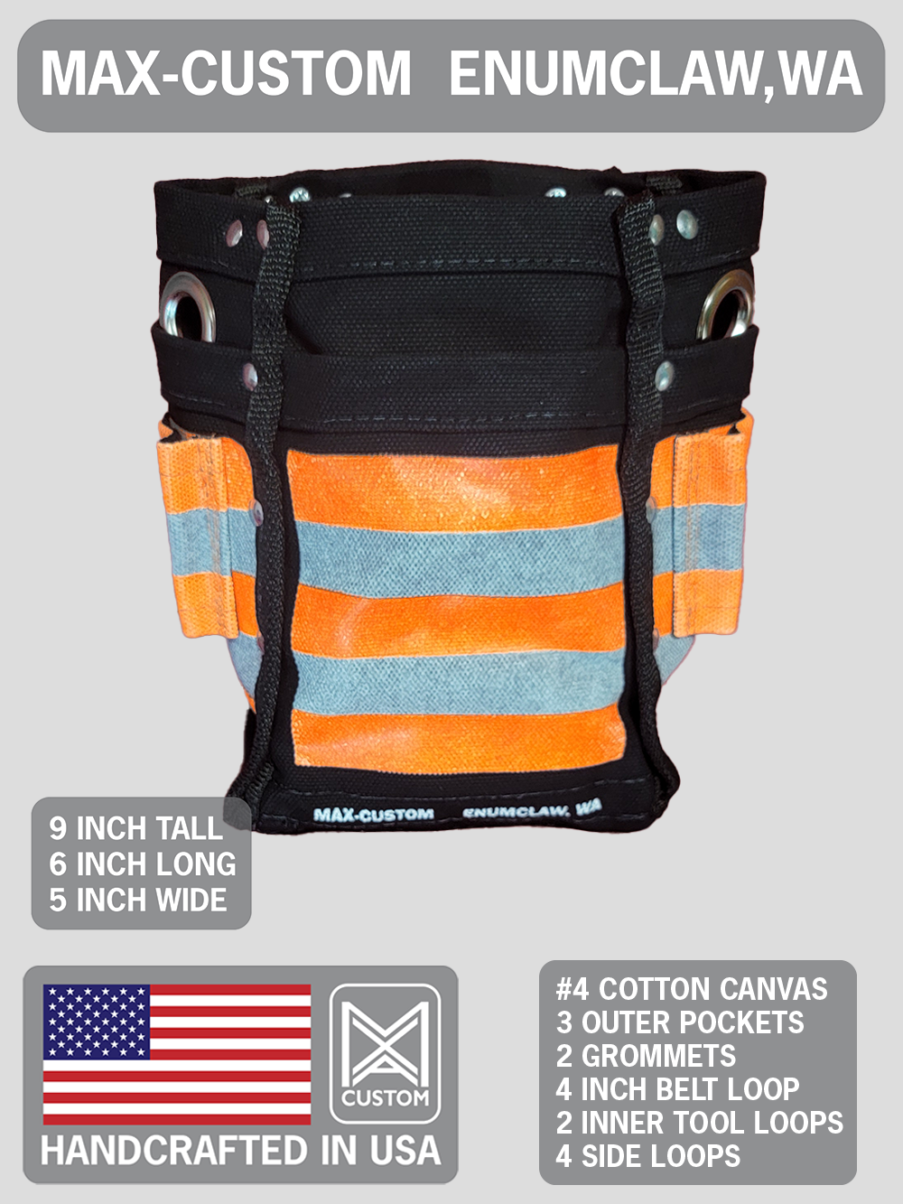 Max-Custom Bolt bag/Tool bag "Hi-Viz"