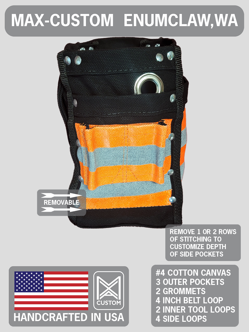 Max-Custom Bolt bag/Tool bag "Hi-Viz"