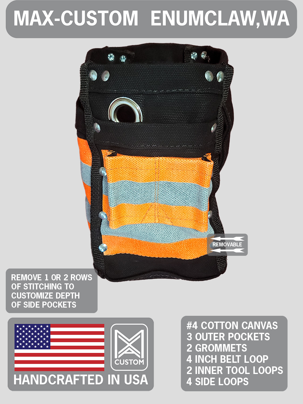 Max-Custom Bolt bag/Tool bag "Hi-Viz"