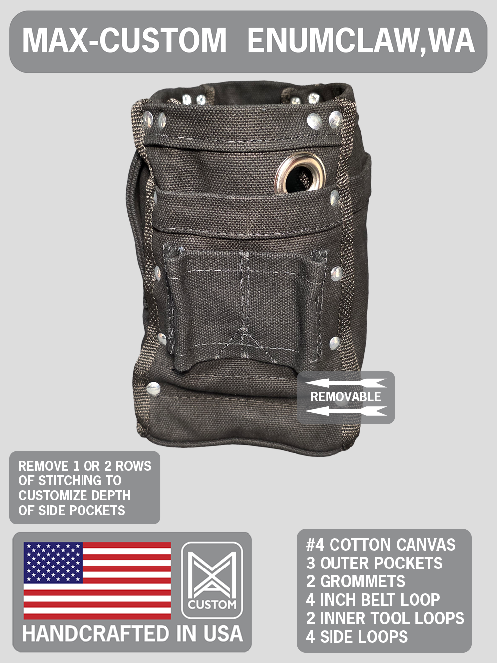 Max-Custom Bolt bag/Tool bag "Original"
