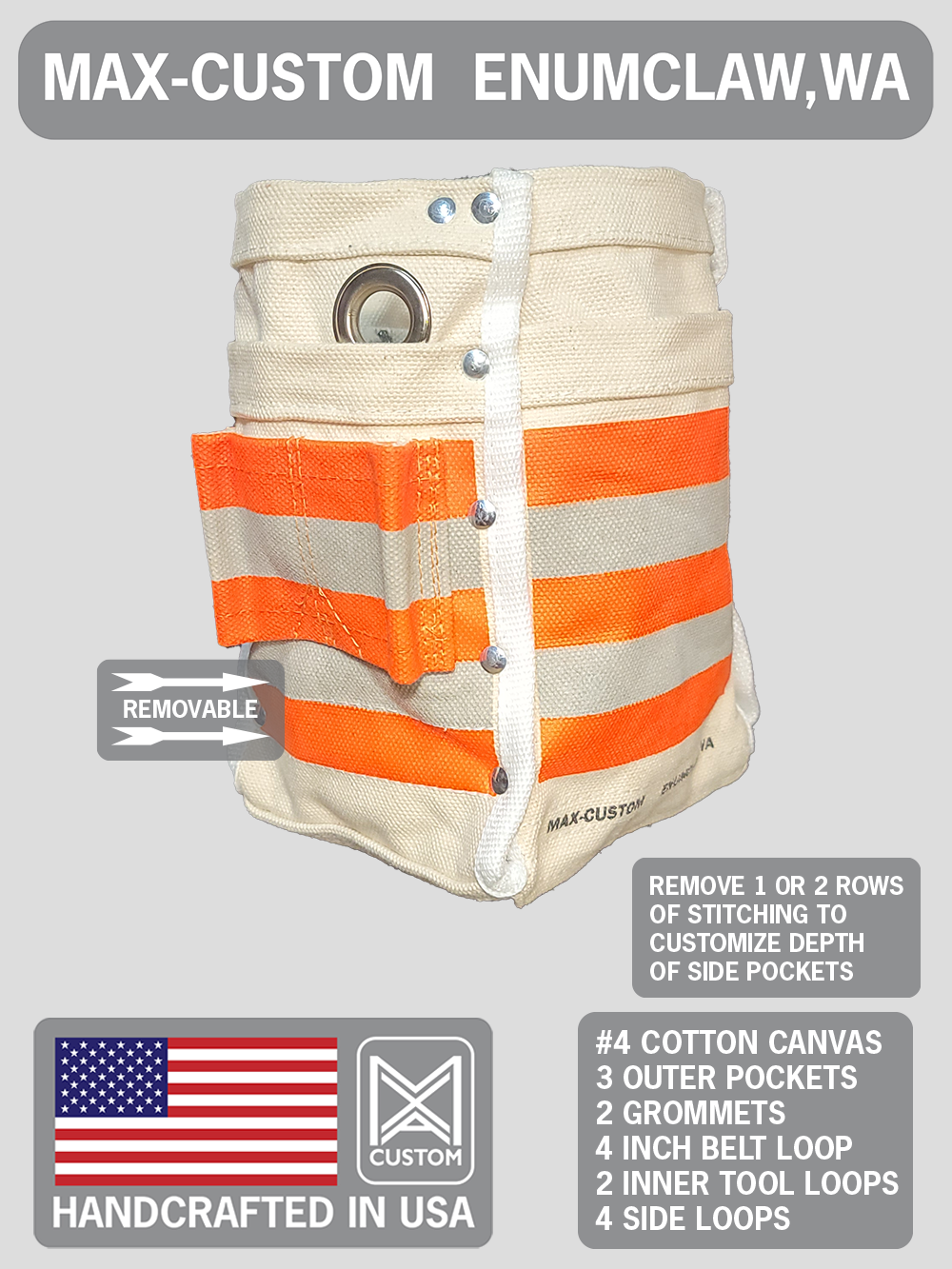 Max-Custom Bolt bag/Tool bag "Hi-Viz"