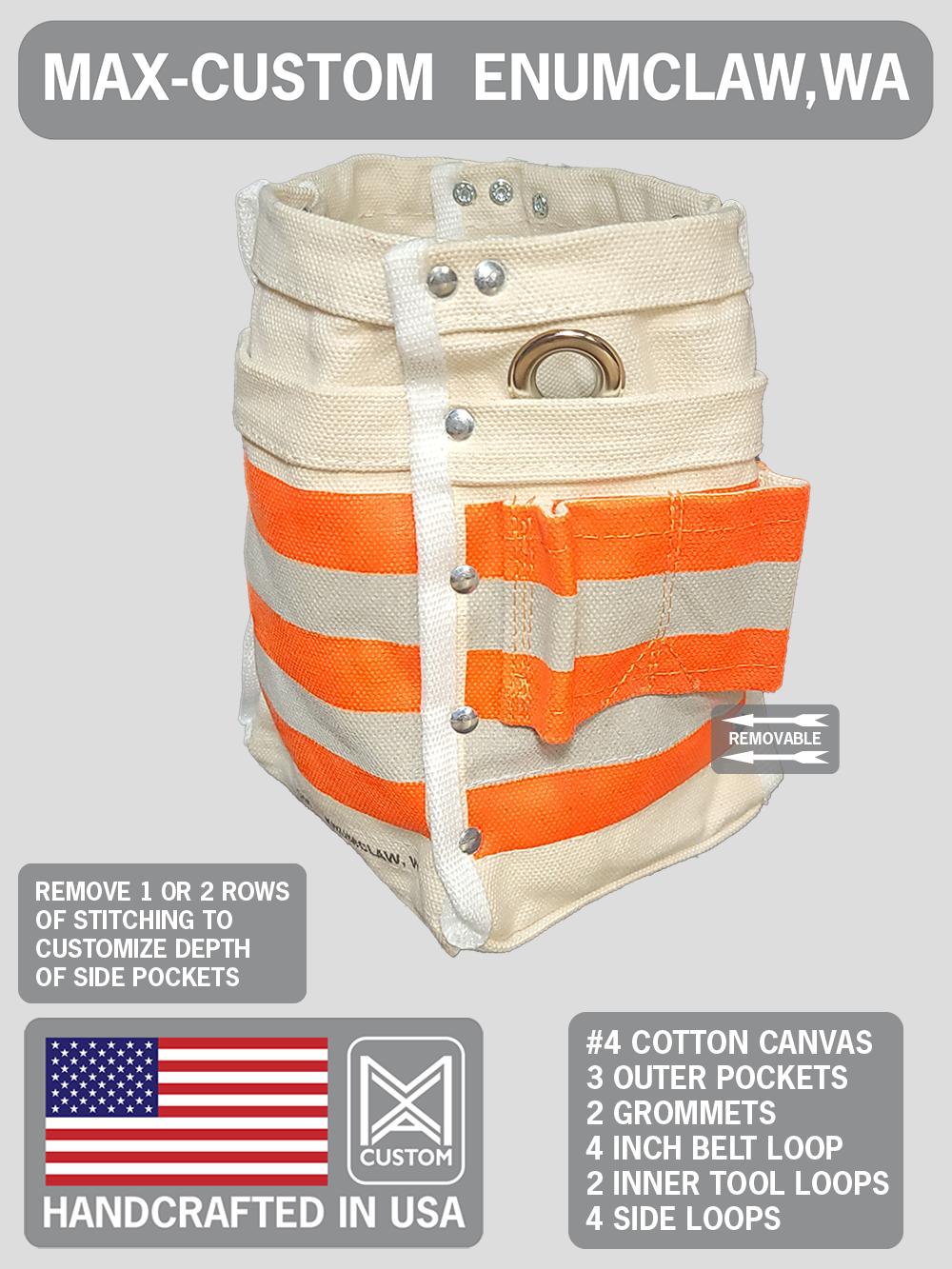 Max-Custom Bolt bag/Tool bag "Hi-Viz"