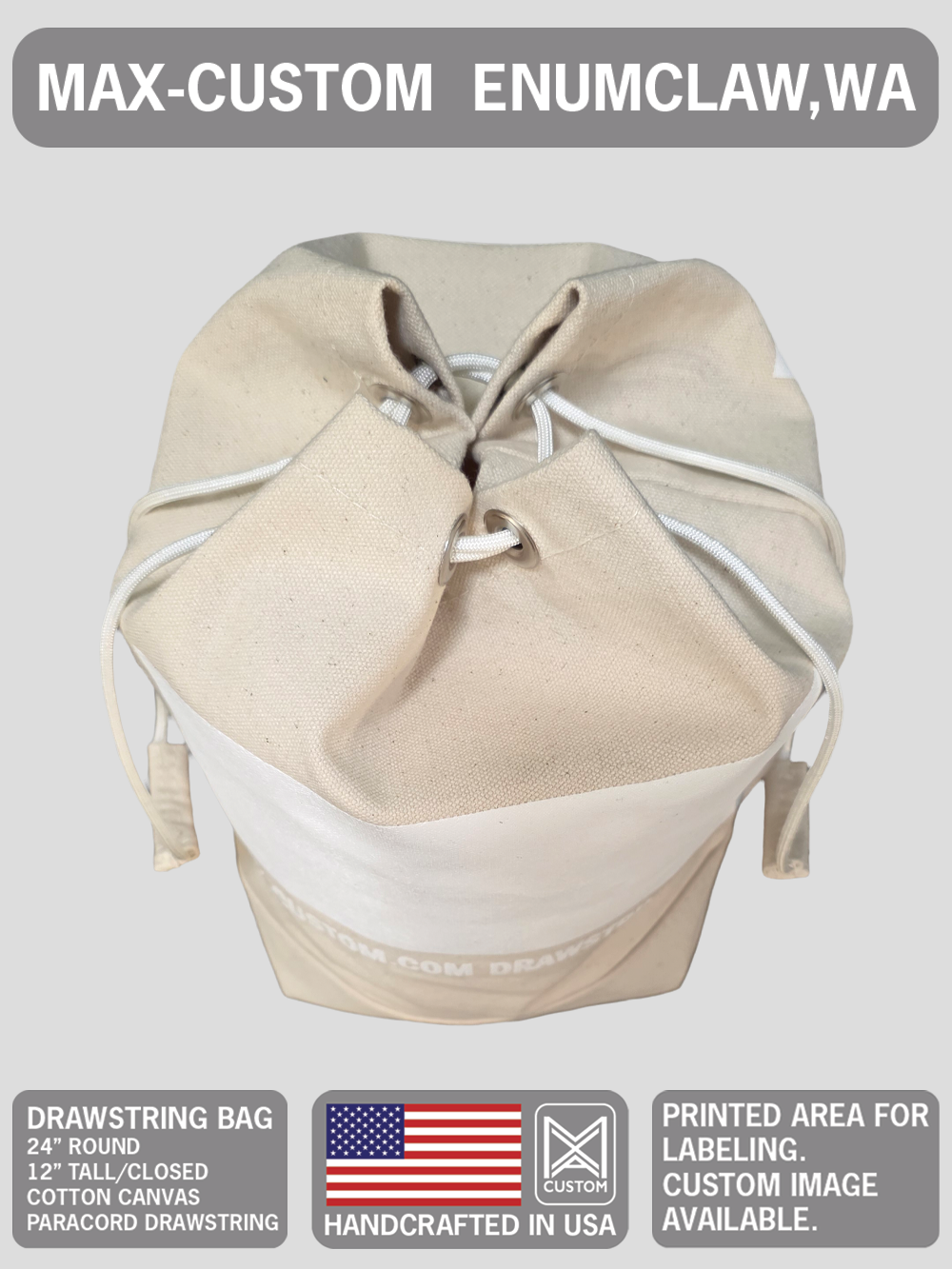 Max-custom Drawstring bag