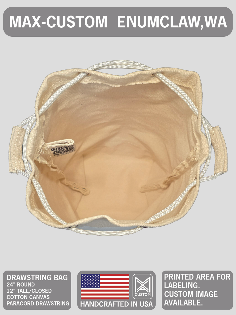 Max-custom Drawstring bag